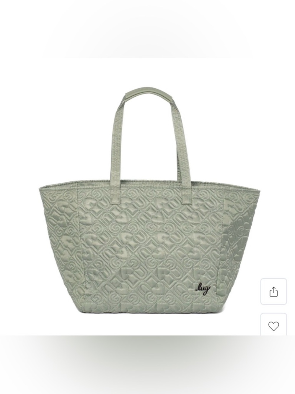 Lug Avion Love Carry All XL Tote Bag NWT - Picture 9 of 16